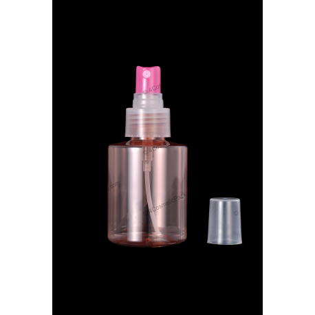 100ml Plastic PET Bottle 24/410 Neck with Fine Mist Sprayer for Cosmetic Packaging