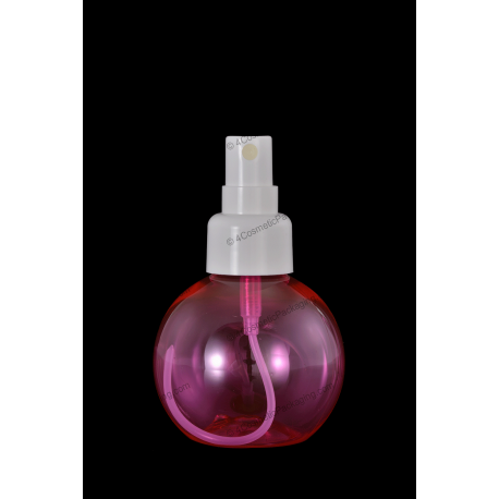 100ml Plastic PET Bottle with Lotion Pump for Cosmetics Packaging