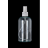 100ml Plastic PET Cosmo Round Bottle 24/410 Neck with Fine Mist Sprayer for Cosmetics Packaging