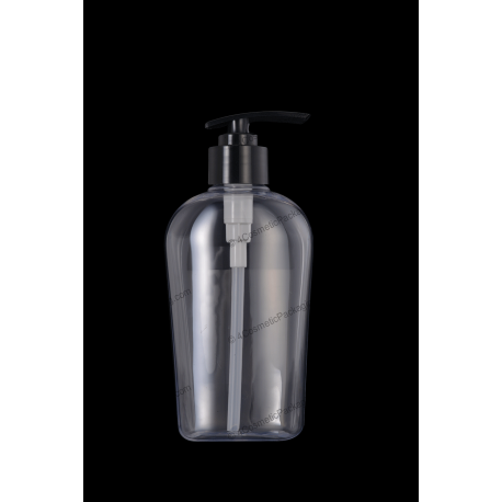 300ml 10oz Plastic PET Bottle 28/410 with Lotion Pump for Cosmetics Packaging