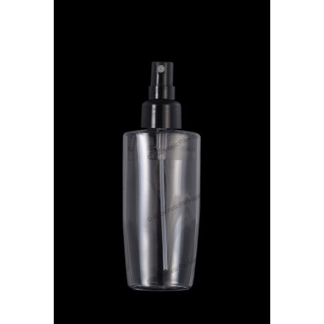 125ml Plastic PET Bottle 24/410 Neck with Fine Mist Sprayer for Cosmetics Packaging