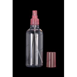 160ml Plastic PET Bottle 20/410 Neck with Fine Mist Sprayer for Cosmetics Packaging