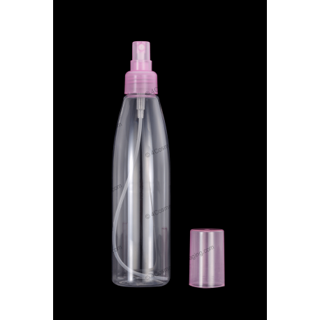 240ml 8oz PET Bottle 24/410 Neck with Fine Mist Sprayer for Cosmetics Packaging