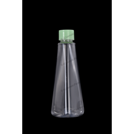 100ml Plastic PET Bottle 20/410 Neck with Screw On Cap for Cosmetics Packaging