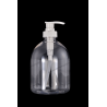 500ml PET Bottle 28/410 Neck with Lotion Pump for Cosmetics Packaging