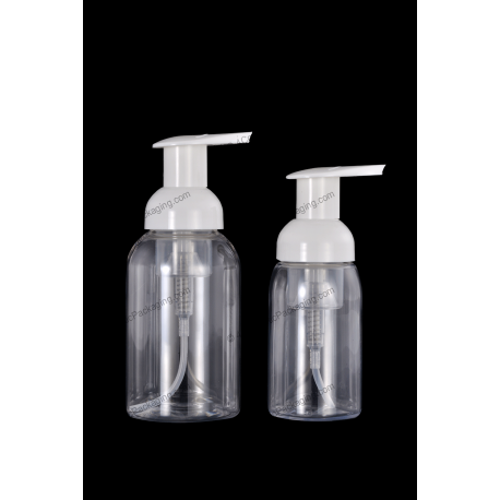 130ml 270ml Plastic PET Bottle 40/410 Neck with Foam Pump for Packaging