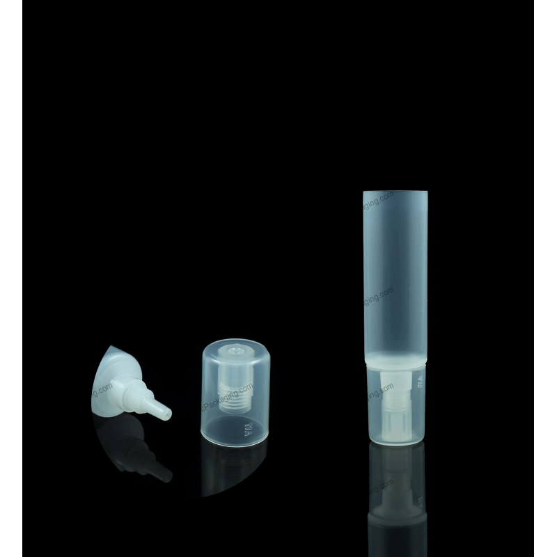 19mm Plastic Nozzle Cosmetic Tube with Cylindrical Cap for Packaging