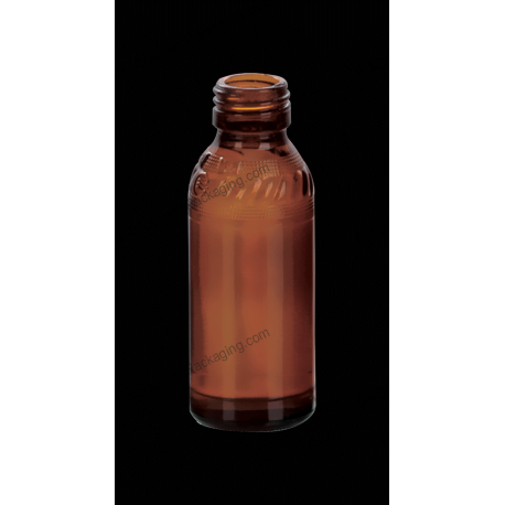 Amber Glass 100ml Syrups Bottle