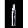 100ml Plastic PET Bottle 20/410 Neck Finish with Fine Mist Sprayer for Cosmetics Packaging